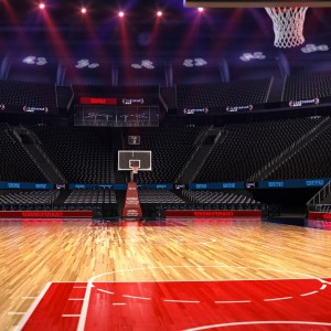 PVC sportovní podlahy pro košíkovou Maple ...