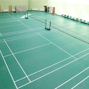 Badminton Court Lantai Kristal Pasir Embossed 1309J