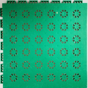 Competitive Price for Tennis Flooring Roll - Plastic Rubber Kindergarten Flooring Bloom Pattern – Dongxing